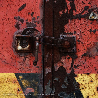 Rusting Door | Bethlehem Steel Mill | Invisible Threads