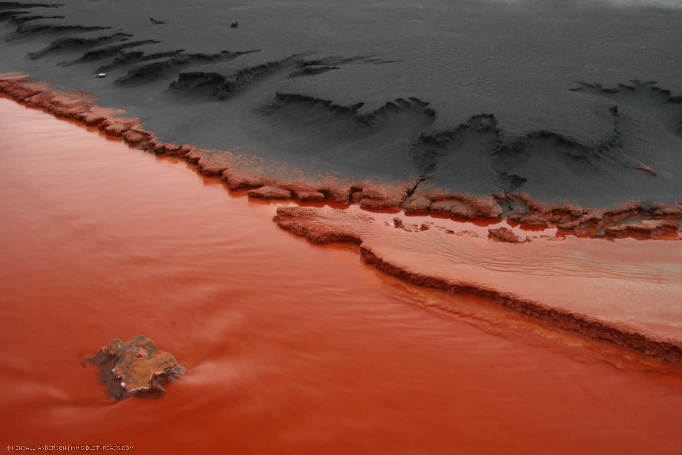 The Blood Red River | Mining Landscapes | Invisible Threads